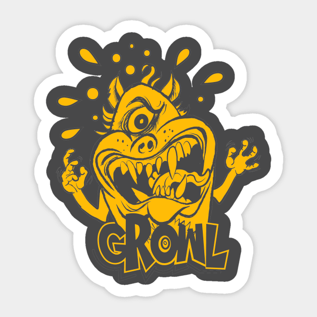 Monster Sticker by Lizarius4tees